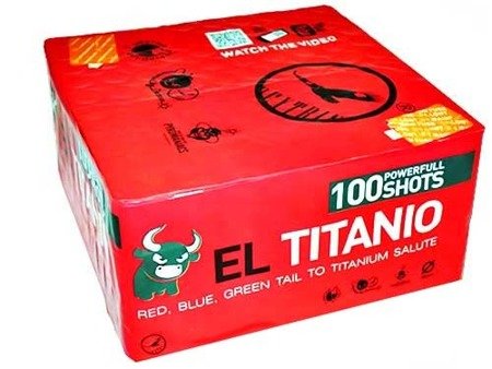 Titanium Salute EL TITANIO DB33 - 100 strzałów 0.8"